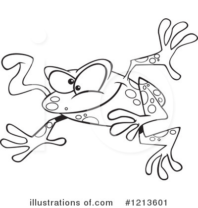 Royalty-Free (RF) Frog Clipart Illustration by toonaday - Stock Sample #1213601