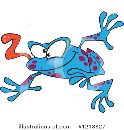 Royalty-Free (RF) Frog Clipart Illustration by toonaday - Stock Sample #1213627