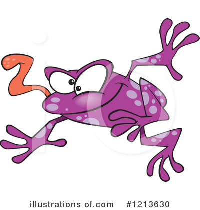Royalty-Free (RF) Frog Clipart Illustration by toonaday - Stock Sample #1213630