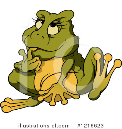 Royalty-Free (RF) Frog Clipart Illustration by dero - Stock Sample #1216623