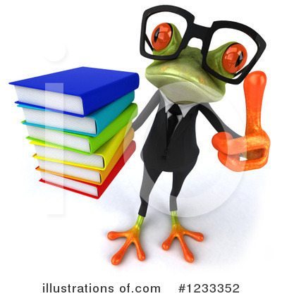 Business Frog Clipart #1233352 by Julos