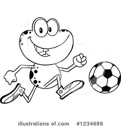 Royalty-Free (RF) Frog Clipart Illustration by Hit Toon - Stock Sample #1234689
