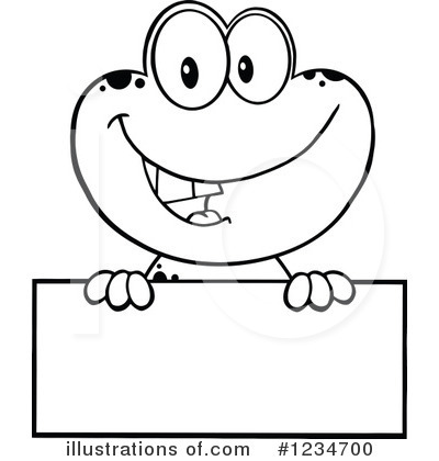 Royalty-Free (RF) Frog Clipart Illustration by Hit Toon - Stock Sample #1234700