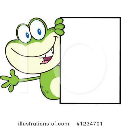 Royalty-Free (RF) Frog Clipart Illustration by Hit Toon - Stock Sample #1234701