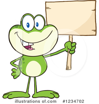 Royalty-Free (RF) Frog Clipart Illustration by Hit Toon - Stock Sample #1234702