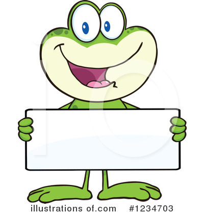 Royalty-Free (RF) Frog Clipart Illustration by Hit Toon - Stock Sample #1234703