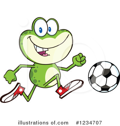 Royalty-Free (RF) Frog Clipart Illustration by Hit Toon - Stock Sample #1234707
