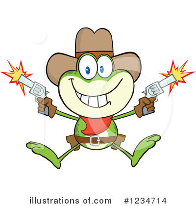 Royalty-Free (RF) Frog Clipart Illustration by Hit Toon - Stock Sample #1234714
