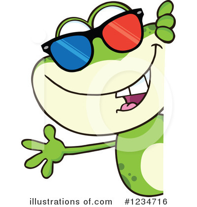 Royalty-Free (RF) Frog Clipart Illustration by Hit Toon - Stock Sample #1234716