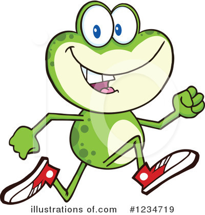 Royalty-Free (RF) Frog Clipart Illustration by Hit Toon - Stock Sample #1234719