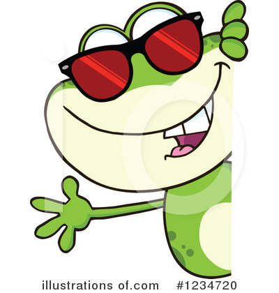 Royalty-Free (RF) Frog Clipart Illustration by Hit Toon - Stock Sample #1234720