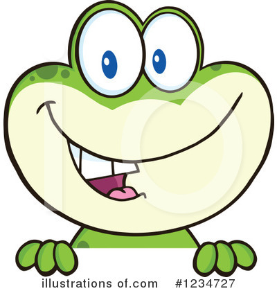 Royalty-Free (RF) Frog Clipart Illustration by Hit Toon - Stock Sample #1234727