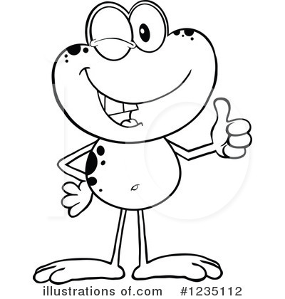 Royalty-Free (RF) Frog Clipart Illustration by Hit Toon - Stock Sample #1235112