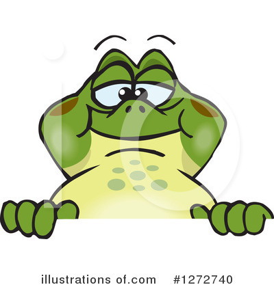 Bullfrog Clipart #1272740 by Dennis Holmes Designs