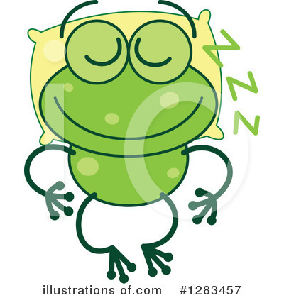 Royalty-Free (RF) Frog Clipart Illustration by Zooco - Stock Sample #1283457