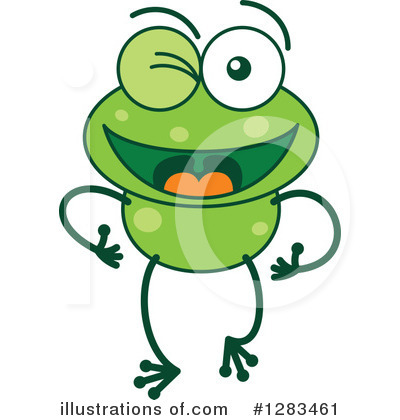 Royalty-Free (RF) Frog Clipart Illustration by Zooco - Stock Sample #1283461