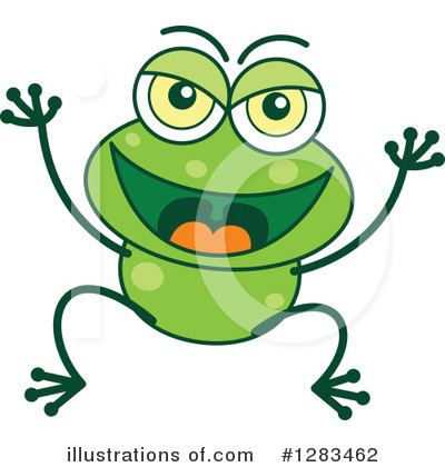 Royalty-Free (RF) Frog Clipart Illustration by Zooco - Stock Sample #1283462