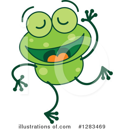 Royalty-Free (RF) Frog Clipart Illustration by Zooco - Stock Sample #1283469