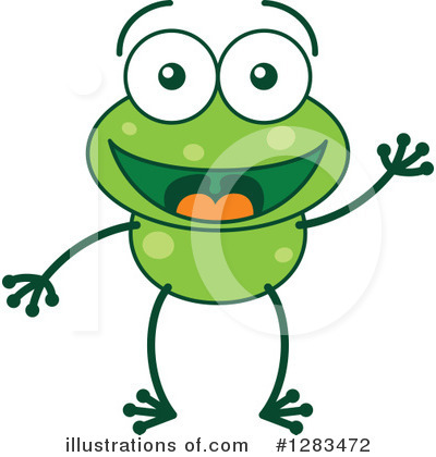 Royalty-Free (RF) Frog Clipart Illustration by Zooco - Stock Sample #1283472