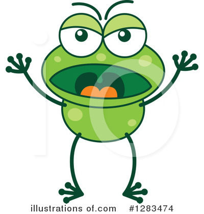 Royalty-Free (RF) Frog Clipart Illustration by Zooco - Stock Sample #1283474