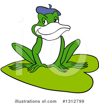 Royalty-Free (RF) Frog Clipart Illustration by LaffToon - Stock Sample #1312799