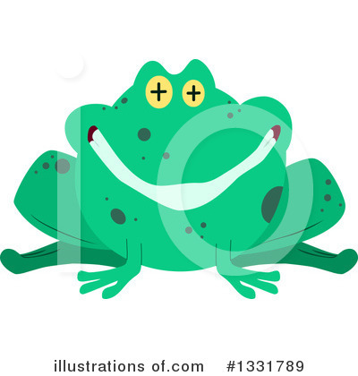 Royalty-Free (RF) Frog Clipart Illustration by Liron Peer - Stock Sample #1331789