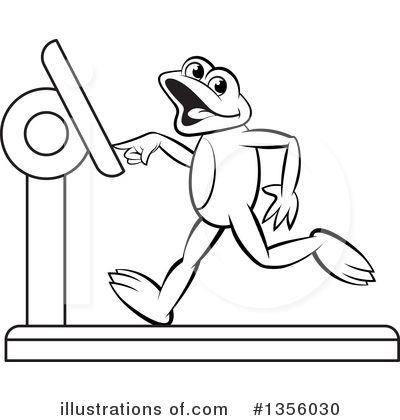 Treadmill Clipart #1356030 by Lal Perera