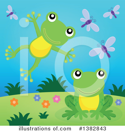 Frog Clipart #1382843 by visekart