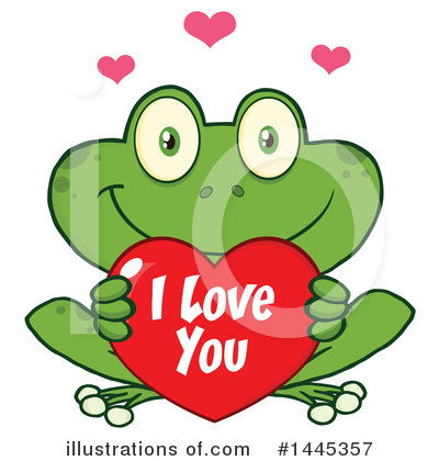 Royalty-Free (RF) Frog Clipart Illustration by Hit Toon - Stock Sample #1445357