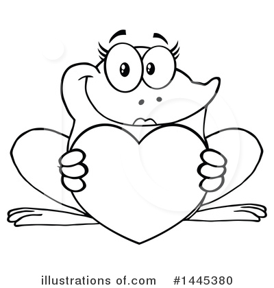 Royalty-Free (RF) Frog Clipart Illustration by Hit Toon - Stock Sample #1445380