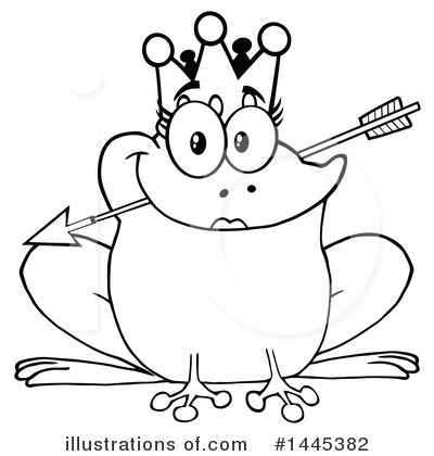 Royalty-Free (RF) Frog Clipart Illustration by Hit Toon - Stock Sample #1445382
