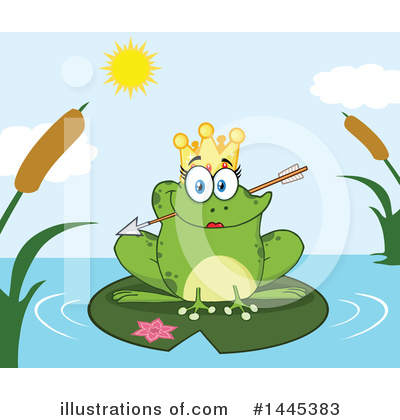 Royalty-Free (RF) Frog Clipart Illustration by Hit Toon - Stock Sample #1445383