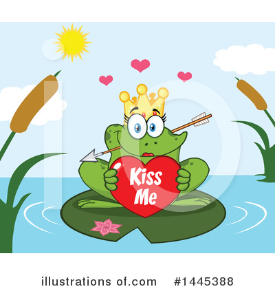 Royalty-Free (RF) Frog Clipart Illustration by Hit Toon - Stock Sample #1445388