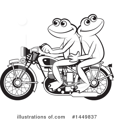 Motorcycle Clipart #1449837 by Lal Perera