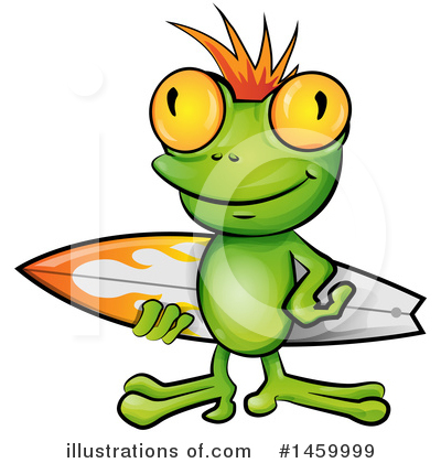 Frog Clipart #1459999 by Domenico Condello