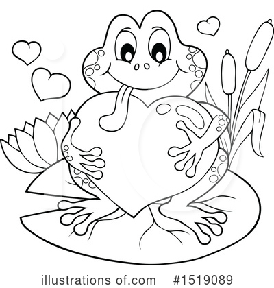 Royalty-Free (RF) Frog Clipart Illustration by visekart - Stock Sample #1519089