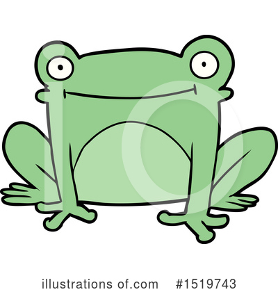 Royalty-Free (RF) Frog Clipart Illustration by lineartestpilot - Stock Sample #1519743