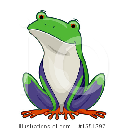 Royalty-Free (RF) Frog Clipart Illustration by BNP Design Studio - Stock Sample #1551397