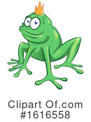 Frog Clipart #1616558 by Domenico Condello