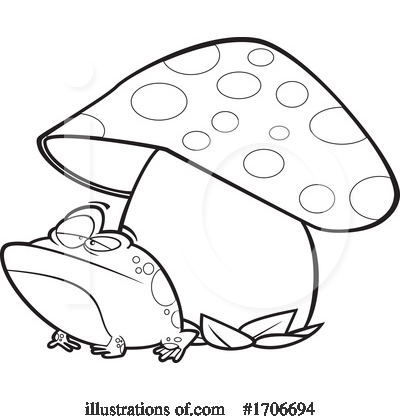 Royalty-Free (RF) Frog Clipart Illustration by toonaday - Stock Sample #1706694