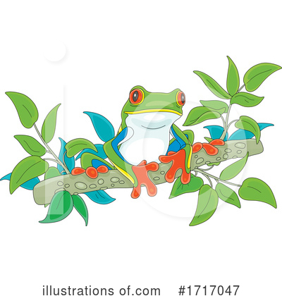 Frog Clipart #1717047 by Alex Bannykh
