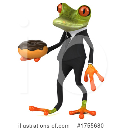 Royalty-Free (RF) Frog Clipart Illustration by Julos - Stock Sample #1755680