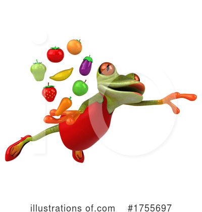Royalty-Free (RF) Frog Clipart Illustration by Julos - Stock Sample #1755697