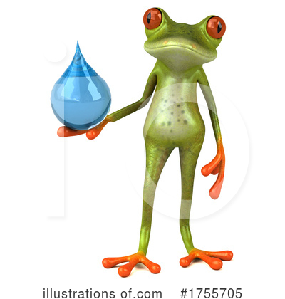 Royalty-Free (RF) Frog Clipart Illustration by Julos - Stock Sample #1755705
