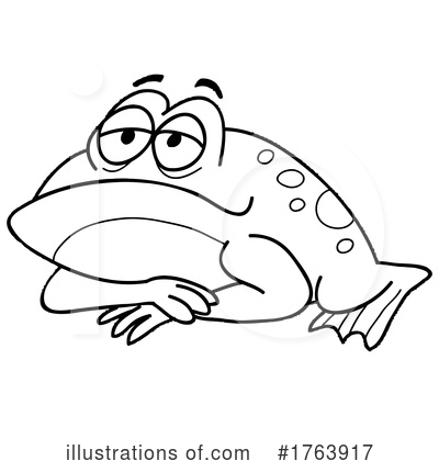 Royalty-Free (RF) Frog Clipart Illustration by LaffToon - Stock Sample #1763917