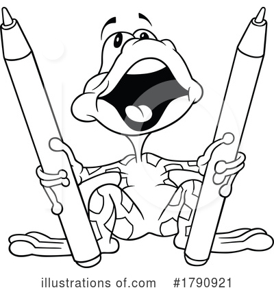 Royalty-Free (RF) Frog Clipart Illustration by dero - Stock Sample #1790921