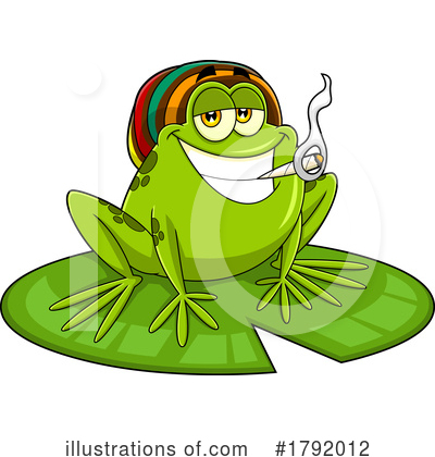 Royalty-Free (RF) Frog Clipart Illustration by Hit Toon - Stock Sample #1792012