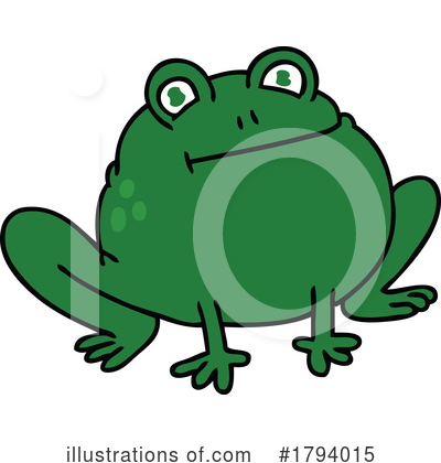 Royalty-Free (RF) Frog Clipart Illustration by lineartestpilot - Stock Sample #1794015