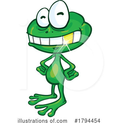 Frogs Clipart #1794454 by Domenico Condello