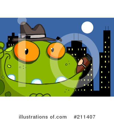Royalty-Free (RF) Frog Clipart Illustration by Hit Toon - Stock Sample #211407